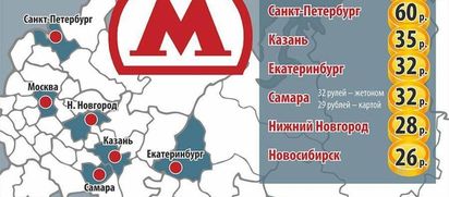 Подземные расходы: сколько стоит проезд в метро в разных городах России