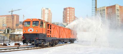 Снег в депо убирают вовремя