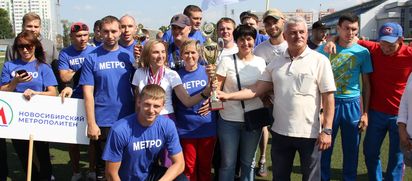 Новосибирский метрополитен и в спорте лучший!