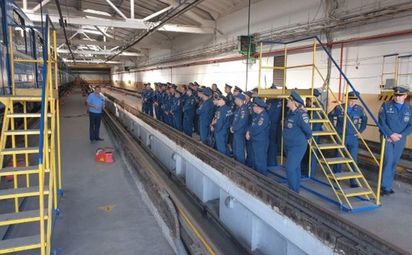 МЧС провело занятия в метро