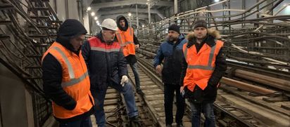 В метро после полуночи