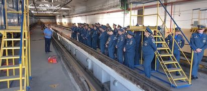 МЧС провело занятия в метро