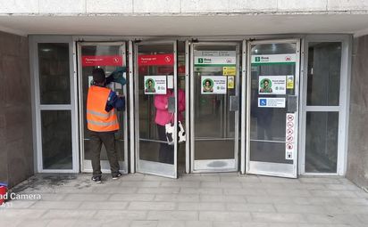 Метрополитен на субботнике