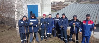 Метрополитен на субботнике