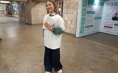 Новосибирцы проверили грамотность в метро