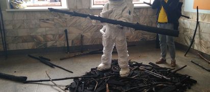 «Черное небо» показали новосибирцам в метро