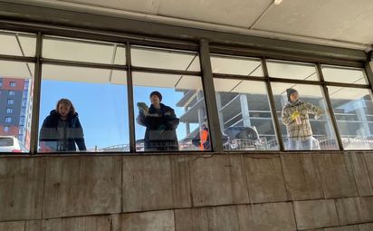 Метрополитен на субботнике
